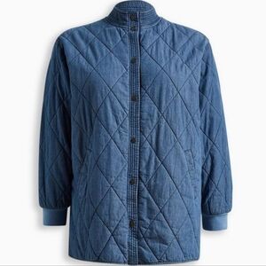 Torrid Denim Quilted Shacket